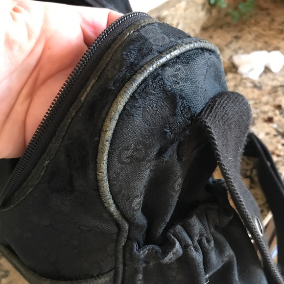 Gucci original monogram canvas diaper bag. - Picture 8 of 10